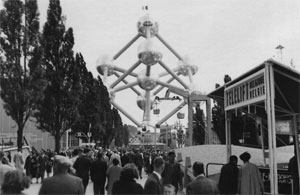 Atomium, Weltausstellung in Brüssel