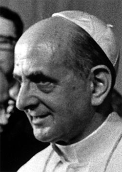 Paul VI. wird zum Papst gewählt