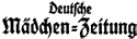 Logo - Deutsche Mädchenzeitung
